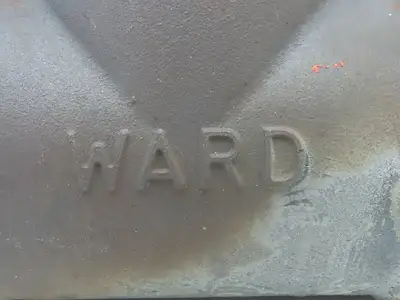 Ward 4"Anvil Tee w/4"Male Threaded Coupler & 4"-2-1/2"Reducer & 4"Barbed Fitting