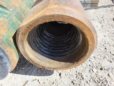 Steel Drill Pipe D75K 35.5 feet long 7 5/8'' OD 1'' wall