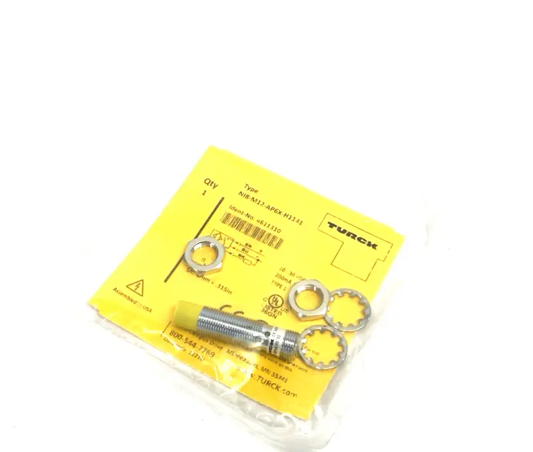 New | in-Stock Turck Inductive Prox. Sensor, Ext. Switch Distance, 4611310 Proximity Sensors Michigan US | Maverick Industrial Sales #1421829