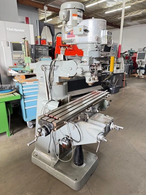 BRIDGEPORT SERIES 1 2HP 9"x48" MILLING MACHINES, VERTICAL | Wheeler Machinery Sales (7)