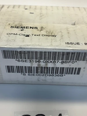 NEW Siemens 6SE3190-0XX87-8BF0