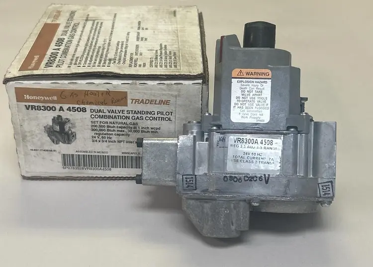 New | in-Stock HONEYWELL VR8300A4508 HVAC Parts and Equipment Ohio US | Surplus Asset Holdings #1445203