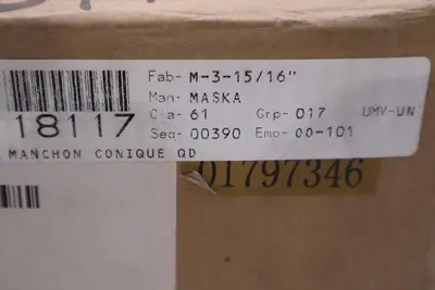 M-STL 3 15/16 MARTIN BUSHING QD STEEL - STOCK GF992