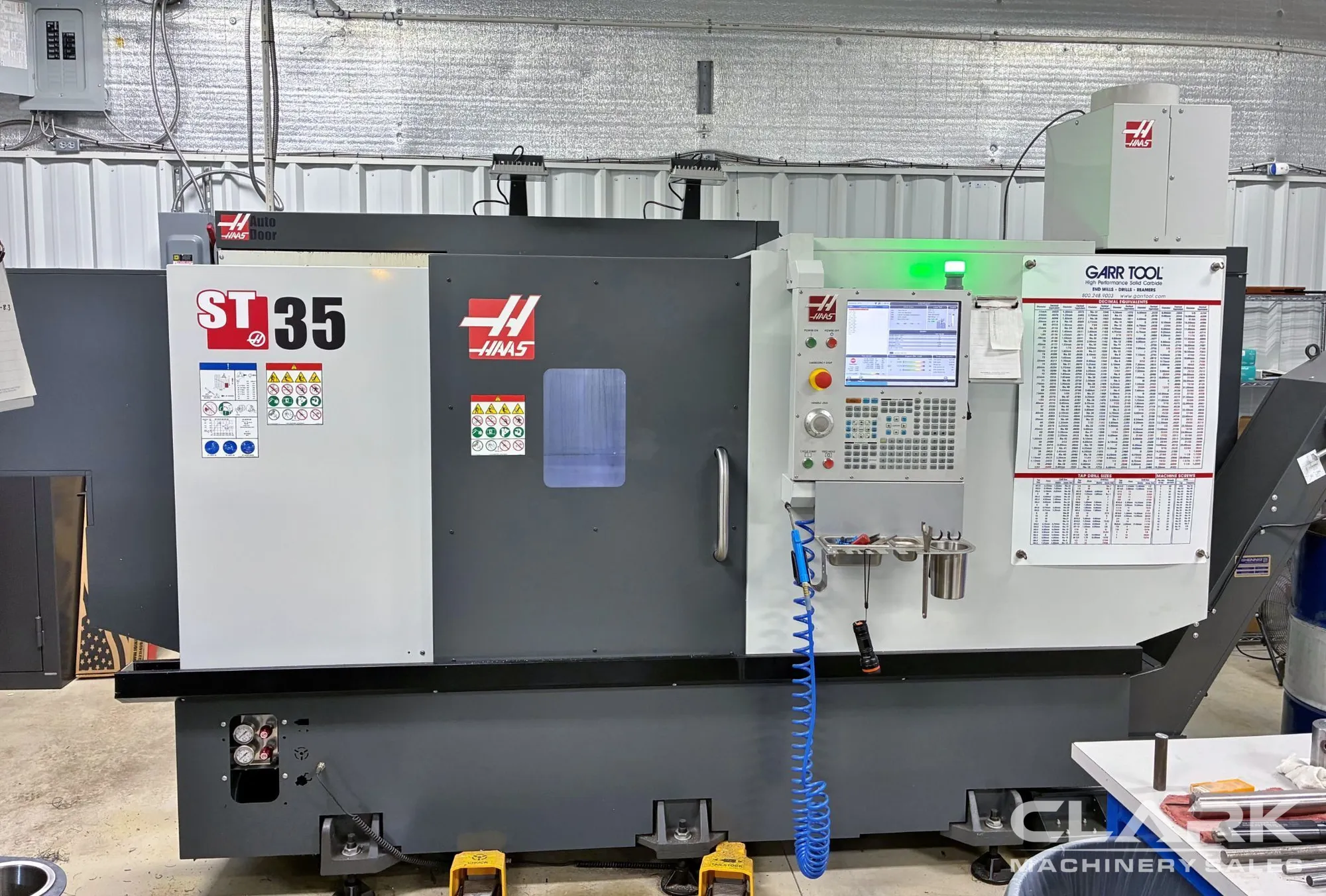 2020 HAAS ST-35, 4" BAR CAPACITY, LIKE-NEW