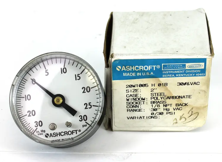 New | in-Stock ASHCROFT 20W1005 H 01B Sensors | Industrial Parts R Us Inc. #366701