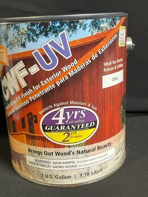Flood CWF-UV Exterior Wood Finish - Clear - 1 Gal - 2-Pack