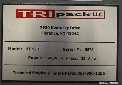 Used TRI-PACK SPC Cappers Illinois US | Aaron Equipment #86996