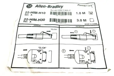 ALLEN BRADLEY 22-HIM-H10 RJ 45 HIM CABLE 22HIMH10 NEW, SURPLUS