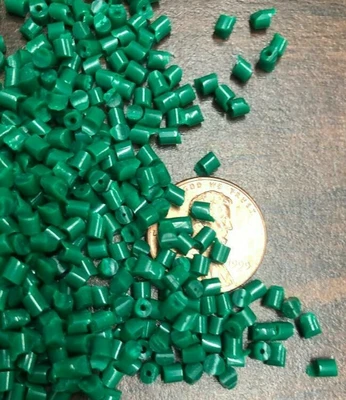 PP Plastic Pellets Polypropylene Resin Material Injection Molding Green 10 Lbs