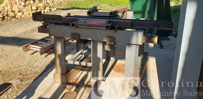 USED CUSTOM BUILT SINGLE HEAD PALLET NOTCHER