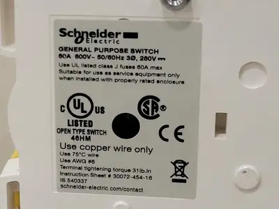 New | in-Stock SCHNEIDER ELECTRIC GS2GU3N Switchgears British Columbia CA | Lenmark #240836
