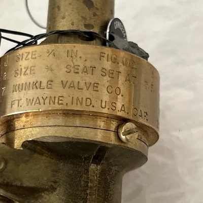 NEW KUNKLE VALVE CO J87