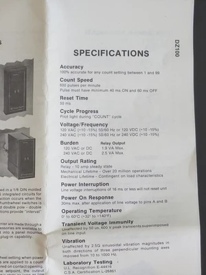 NEW Eagle Signal DZ100A3