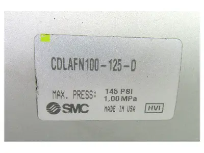 SMC CDLAFN100-125-D Tie Rod Cylinder, Fine Lock with CLA100-D, 100mm Bore, 125mm Stroke