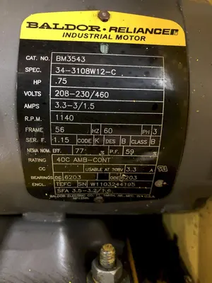 20,000 LB 10 TON BRADLEY MOTORIZED ROTAION COIL GRAB CLAW TYPE LIFT: STOCK #15816
