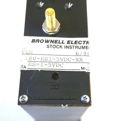 NEW BROWNELL ELECTRO 180-ES1-5VDC-XX METER 180ES15VDCXX