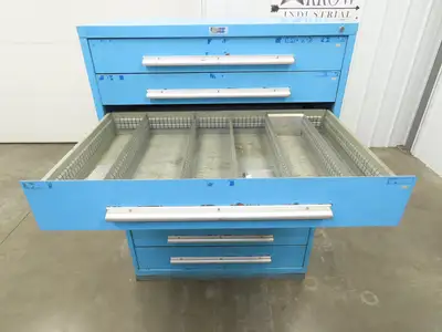 Nu-Era Tool Storage Cabinet Modular 8 Drawer 45x28x61" Lista Stanley Vidmar