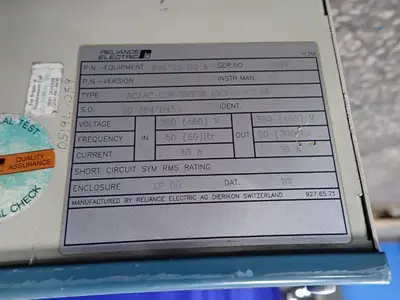 USED RELIANCE ELECTRIC GV3000