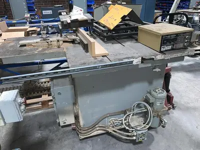 USED TANNEWITZ XJSH ROLLING TABLE VARIETY SAW WITH HYDRAULIC ADJUSTMENT