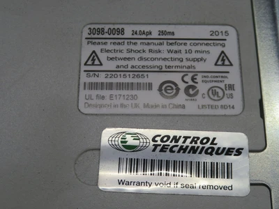 Used CONTROL TECHNIQUES _UNKNOWN_ Servo Drives Texas US | OCO Industrial #1786458