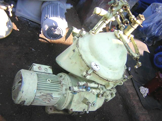 (2) Alfa-Laval MAPX 205 TGT-24 oil purifiers, SS bowl.