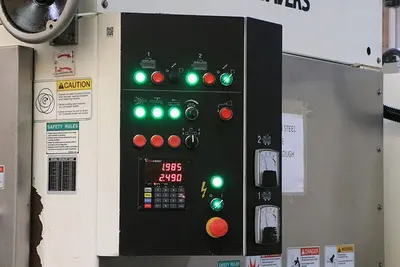 37" TIMESAVERS, LYNX SERIES, WET TWO HEAD BELT GRINDER, DEBURRING & FINISHING, MODEL: LYNX 37MWT-DB-60