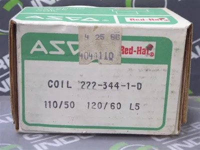ASCO 222-344-1-D Solenoid Valve Coil 110/120V New NIB
