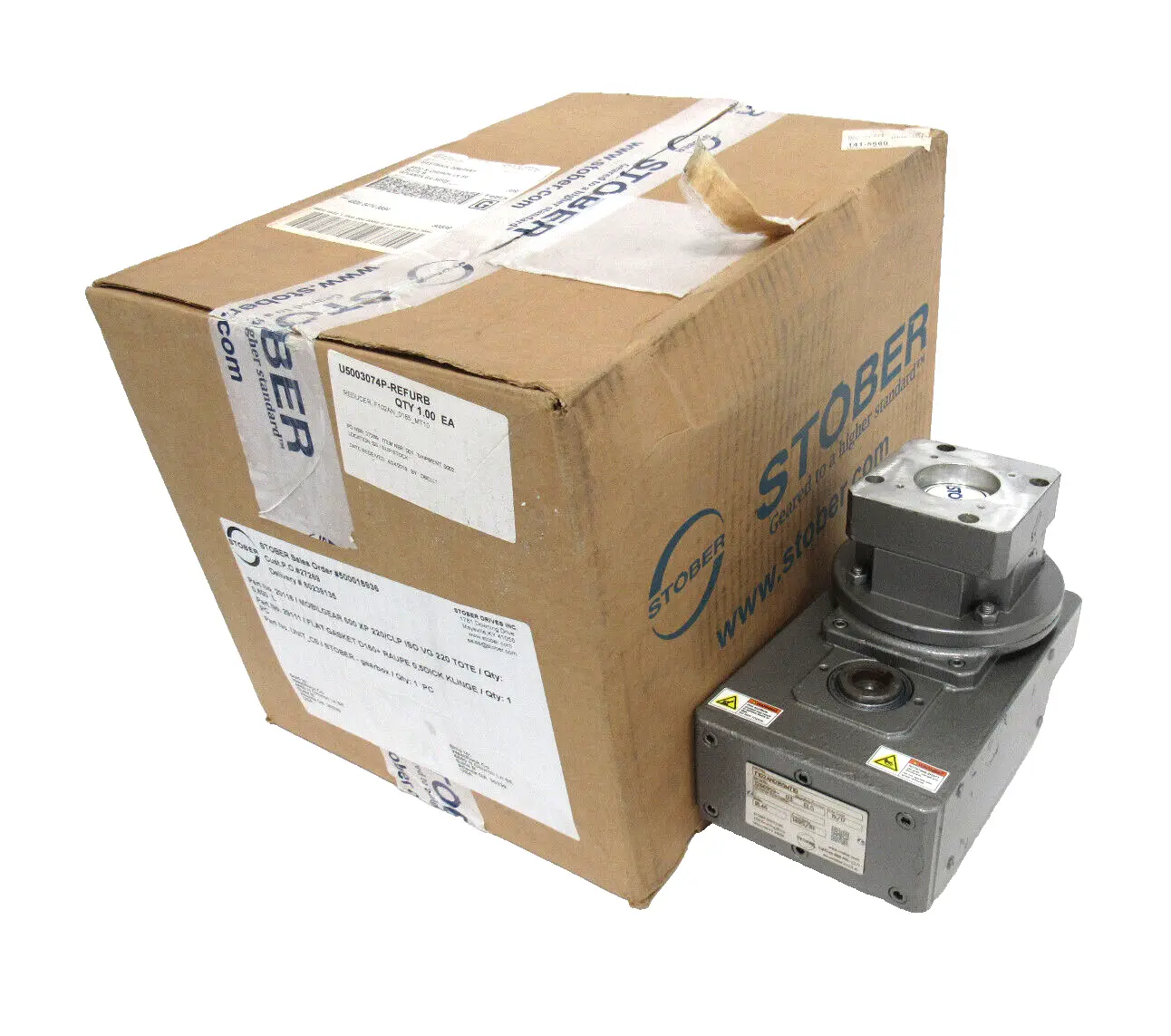 REFURBISHED STOBER F102AN0185MT10 GEAR REDUCER 18.46:1