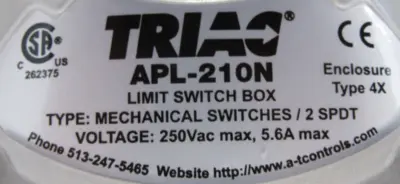 NEW TRIAC 2R500 ACTUATOR VALVE 4" APL-210N FD9-F1