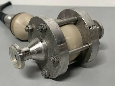 USED YOKOGAWA STAINLESS STEEL FLOW METER W/ 1" SANITARY FITTINGS