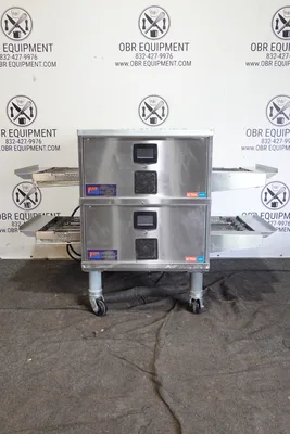 2021 MIDDLEBY MARSHALL CTX ELECTRIC DOUBLE STACKED PIZZA CONVEYOR OVEN MODEL DZ33T