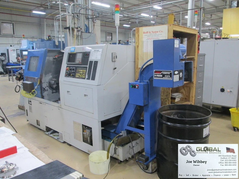 Ikegai Model TUR15 14"Swing 4K Spindle 3Ph CNC Turning Center W/Fanuc 18-T Control