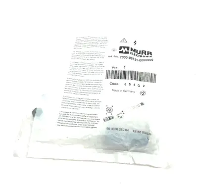 New | in-Stock Murrelektronik Wireable M8 female 0° A-cod. Screw Connector Electrical Fittings Michigan US | Maverick Industrial Sales #1393039