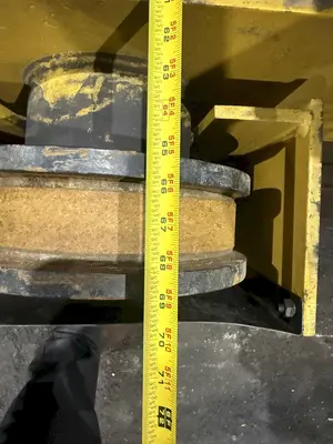 25 TON P&H OVERHEAD BRIDGE CRANE HOIST, NEW 1998, 66" GAUGE: YOBRO #24847