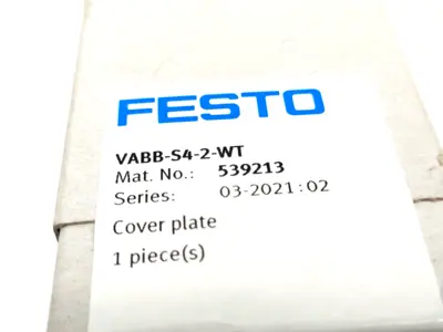 539213, VABB-S4-2-WT | Festo VABB-S4-2-WT Cover Plate 539213 - New