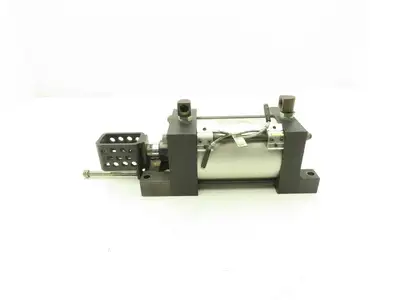 Vickers Q6E-4.00X4.00-N-1.00-2-L-N-H-1-1 Pneumatic Air Cylinder 4"Bore 4"Stroke