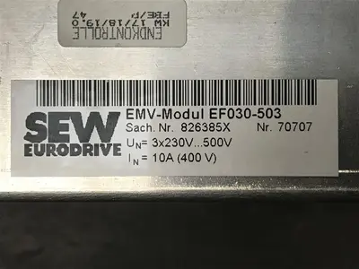 USED SEW EURODRIVE EMV-MODUL EF030-503