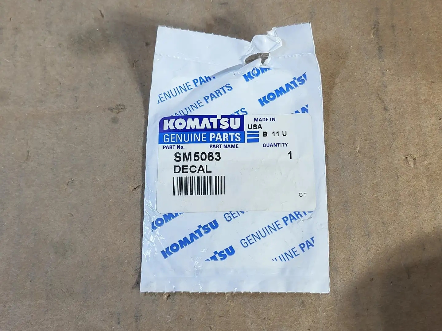 NEW KOMATSU SM5063