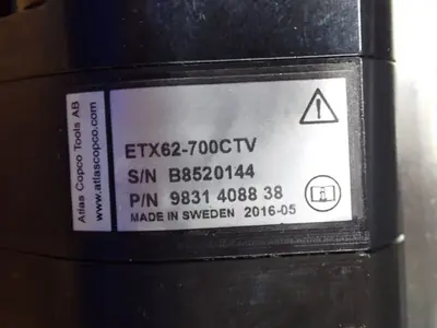 USED 2016 ATLAS COPCO ETX62700CTV