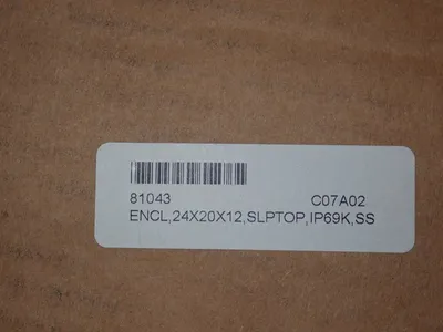 Used SCE SCE24K2012SSST Electrical Boxes Ohio US | HGR 24 #1007065