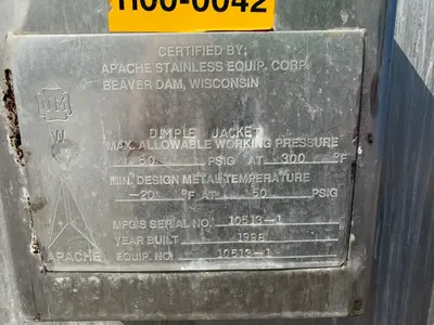 Used 1998 APACHE _UNKNOWN_ Chemical & Process Equipment Ohio US | HGR 24 #1311046