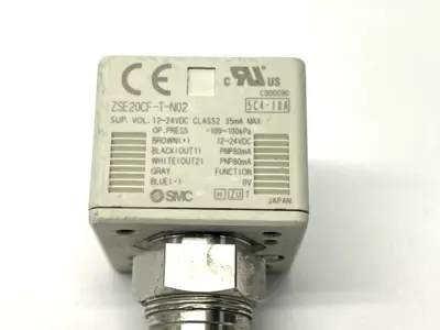 ZSE20CF-T-N02 | SMC  3-Screen High Precision Digital Pressure Switch - Used