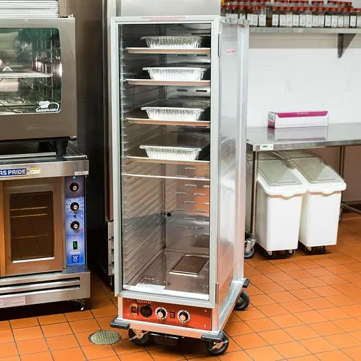 Full size heated -  uninsulated holding - proofing cabinet with clear door