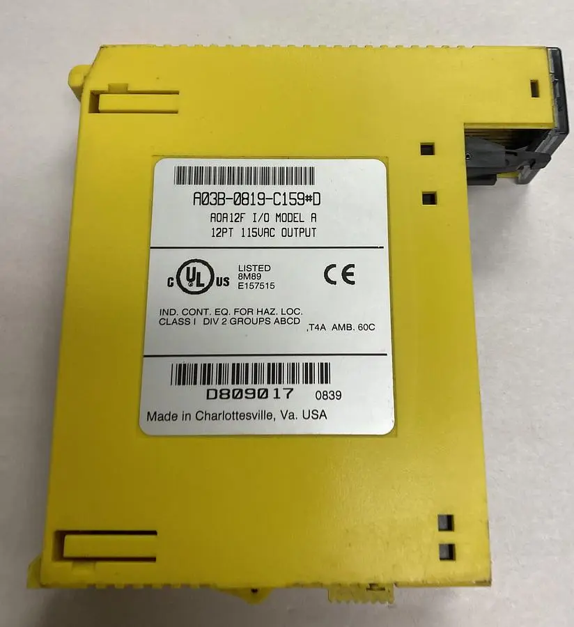 Used FANUC A03B-0819-C159 PLC Input & Output Ohio US | Surplus Asset Holdings #1234895