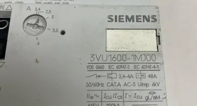 New | in-Stock SIEMENS 3VU1600-1MJ00 Industrial Controls Ohio US | Surplus Asset Holdings #1233553
