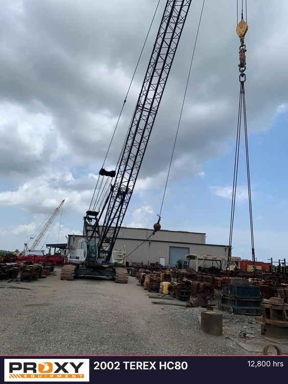 Used 2009 TEREX HC80 Crawler Cranes Louisiana US | Proxy Equipment #1388970