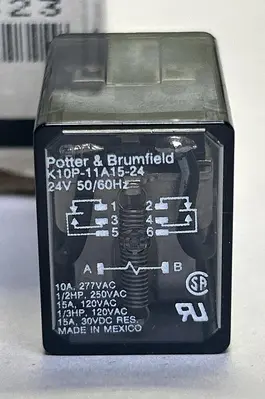 New | in-Stock POTTER & BRUMFIELD K10P-11A15 Miscellaneous Equipment (Electrical & Power) Ohio US | Surplus Asset Holdings #1209129