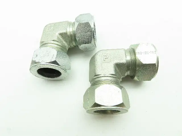Parker 20 EBU-S Ferulok Steel Flareless 90 Deg Female Union Elbow 1-1/4" Tube OD