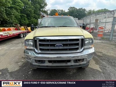 Used 2003 FORD F-550 SERVICE/CRANE TRUCK Service & Utility Trucks New Jersey US | Proxy Equipment #1384900