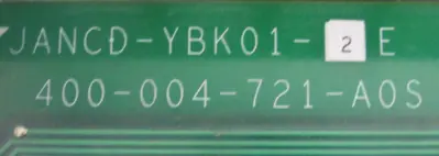 USED YASKAWA JANCD-YBK01-2E BRAKE CONTROL MODULE JANCDYBK012E
